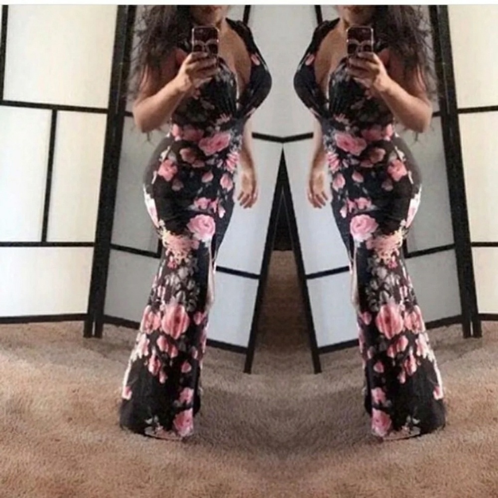 Floral maxi dress